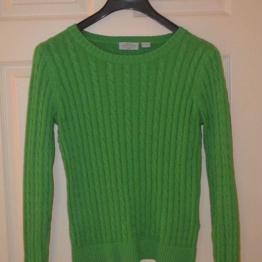 McKinley Stevens cable knit sweater